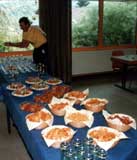 Begr��ung im Vereinsheim