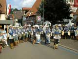 Er�ffnung des Sch�ferlaufes durch den Goldstadt-Fanfarenzug