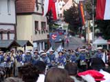 Er�ffnung des Sch�ferlaufes durch den Goldstadt-Fanfarenzug