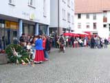 ... der Ludwigsplatz f�llt sich ...