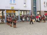... der Fanfarenzug der Belrem-Gilde macht sich bereit ...