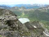 ... Blick nach Norden �ber den Silvrettasee ...