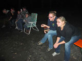 Freitagabend im Zeltlager