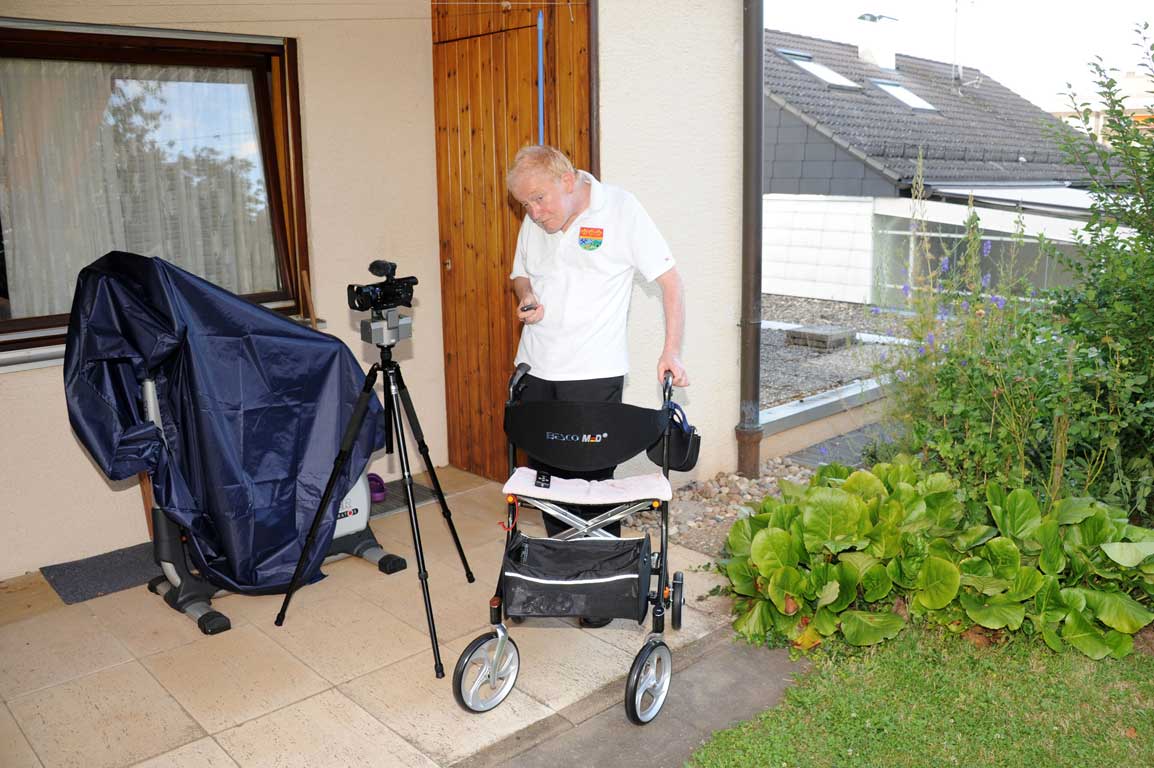 Probe in Friedrichs Garten