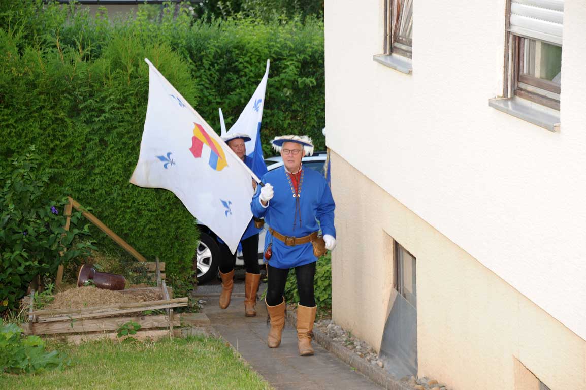 Probe in Friedrichs Garten