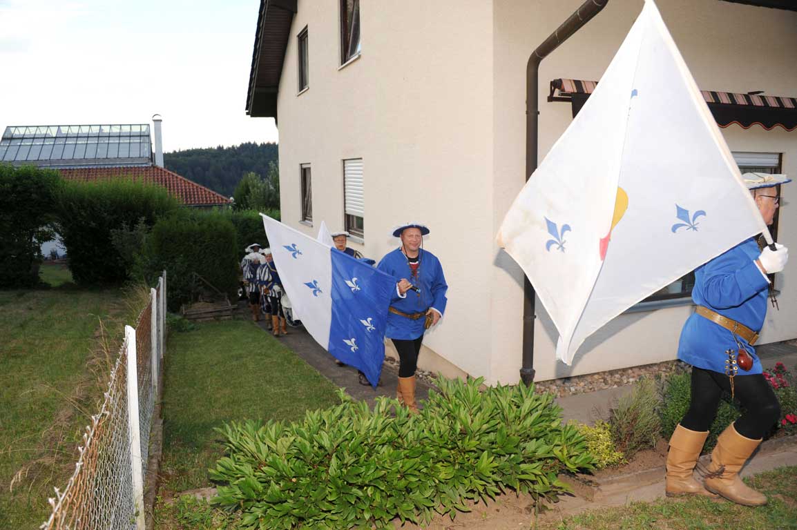 Probe in Friedrichs Garten