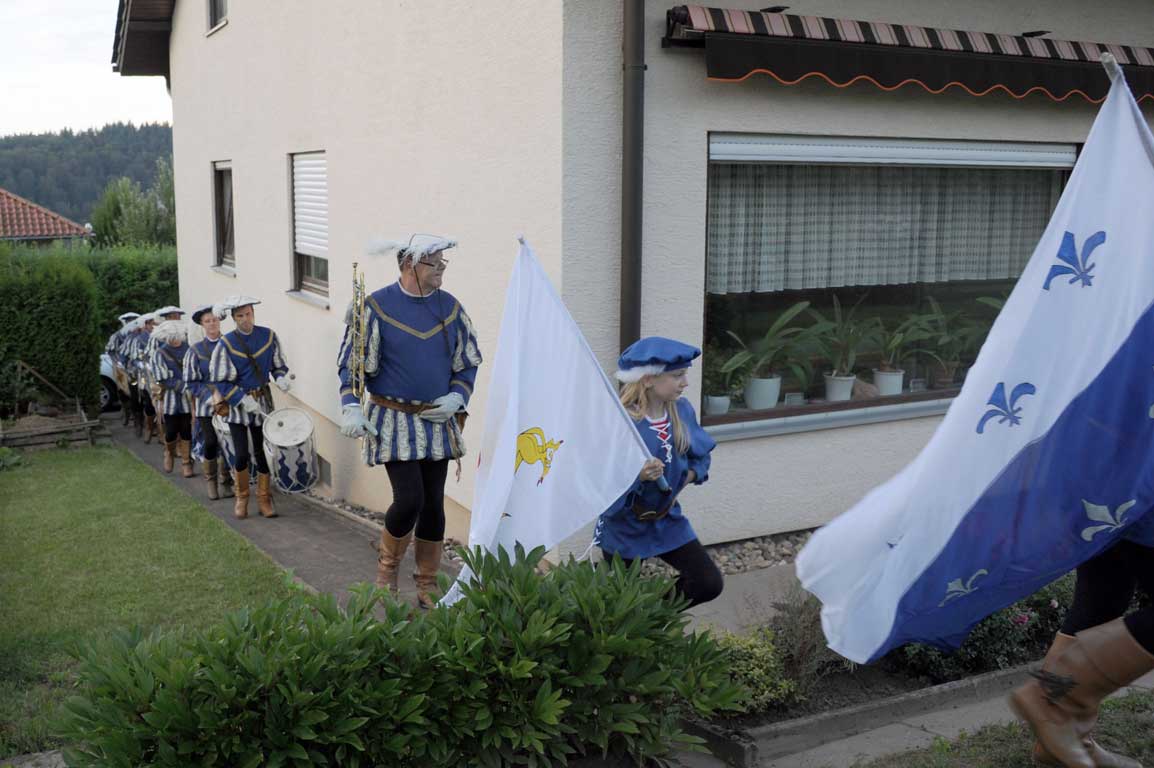 Probe in Friedrichs Garten