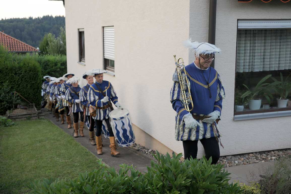 Probe in Friedrichs Garten