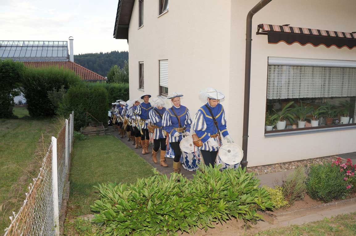 Probe in Friedrichs Garten