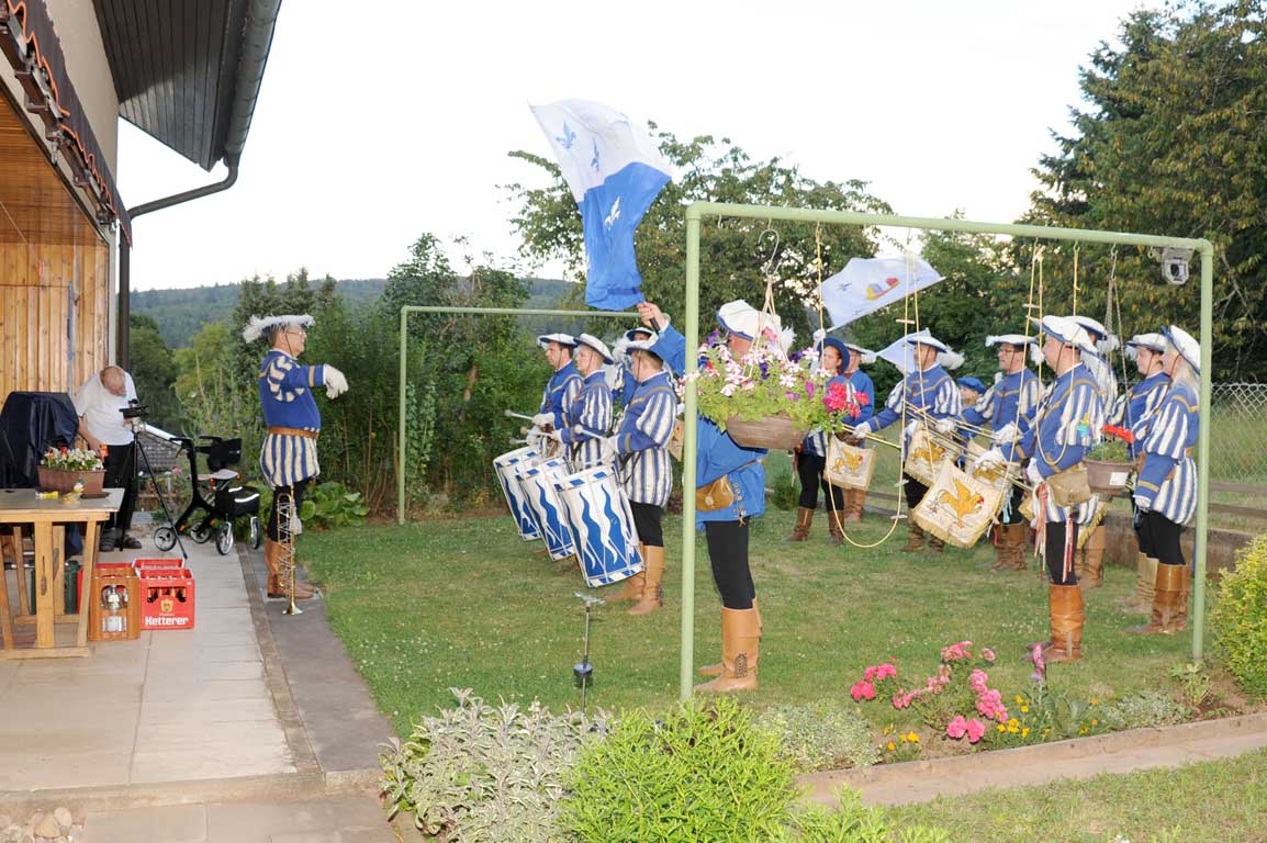 Probe in Friedrichs Garten