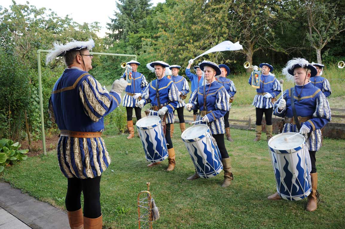 Probe in Friedrichs Garten