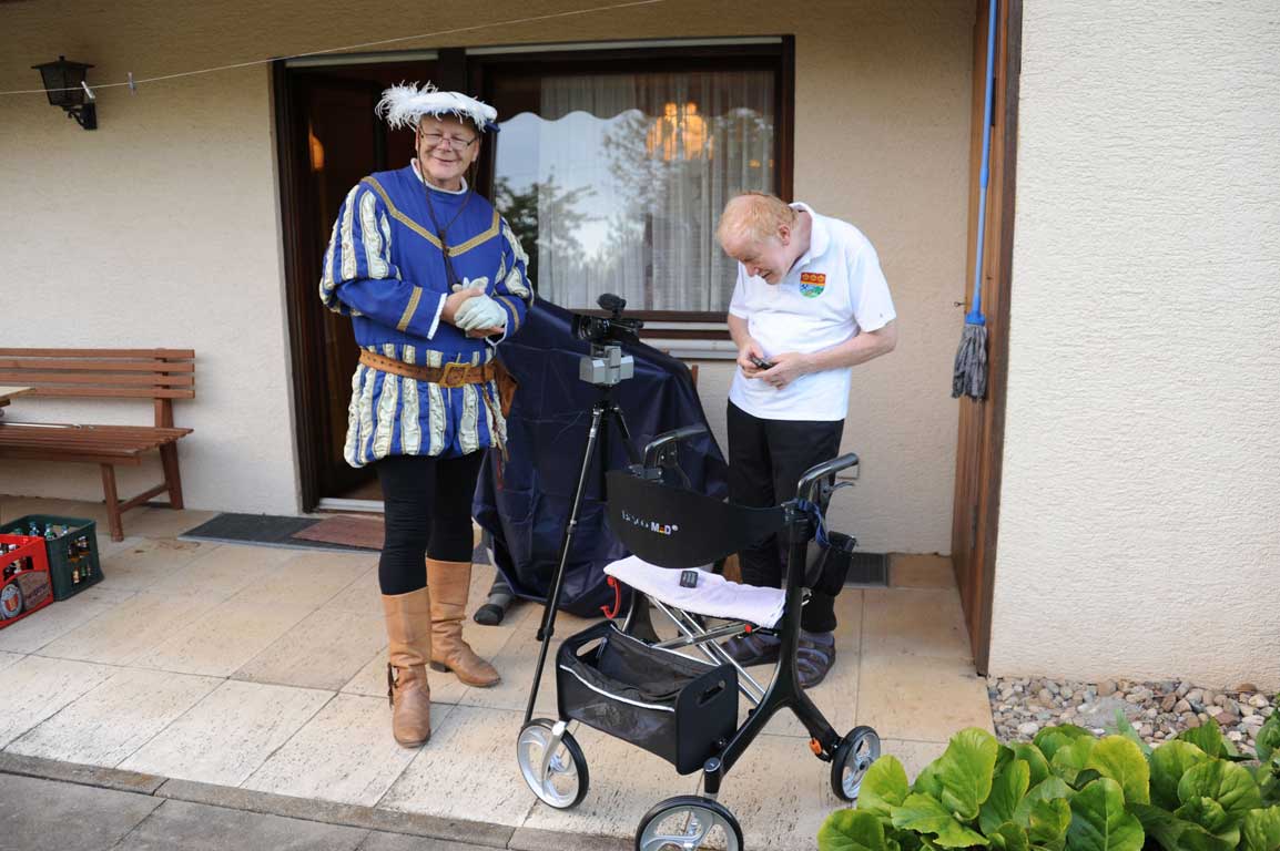 Probe in Friedrichs Garten