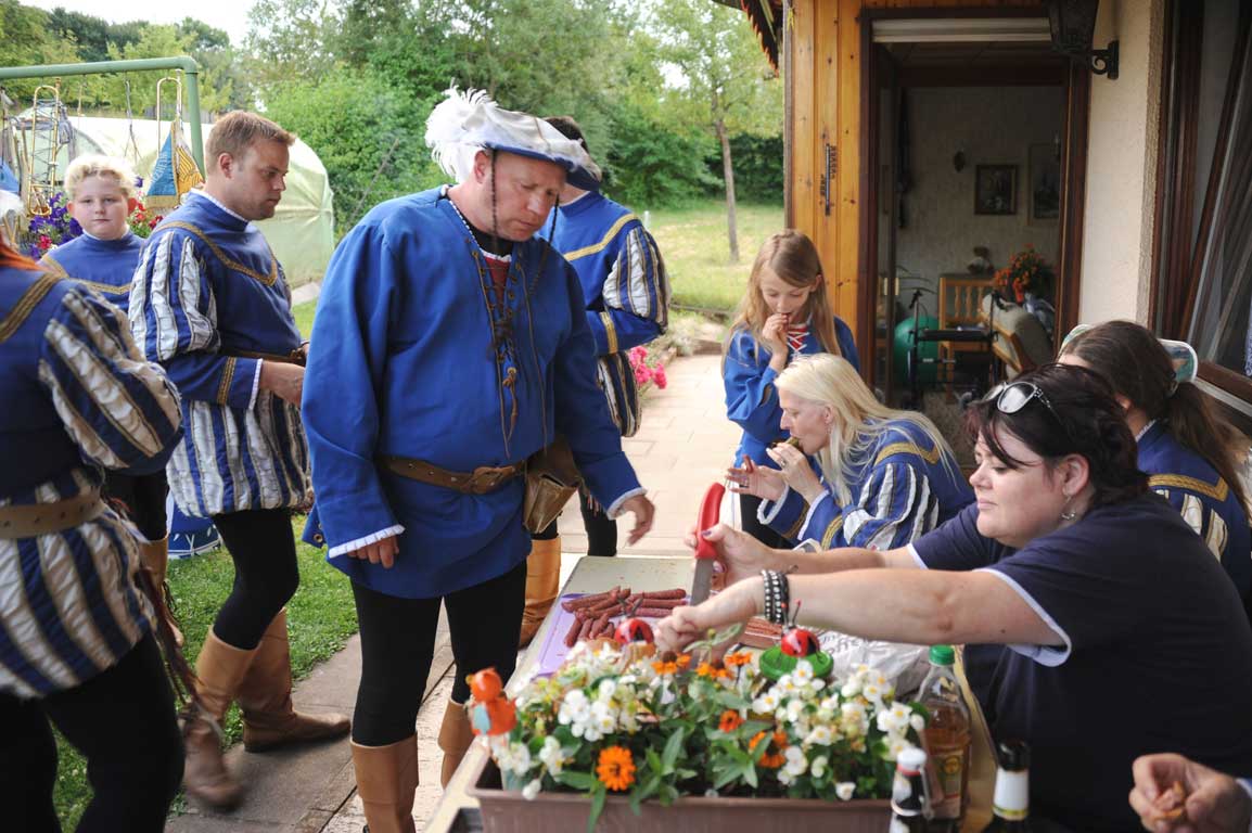 Probe in Friedrichs Garten