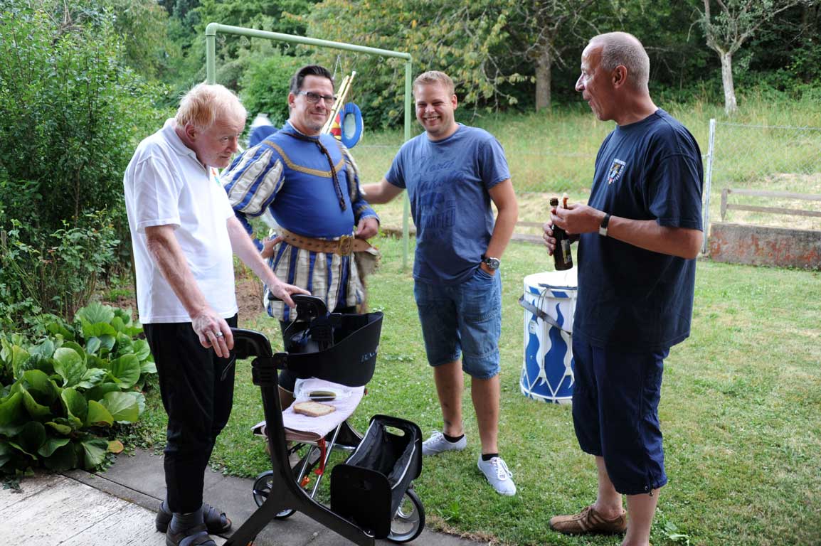 Probe in Friedrichs Garten