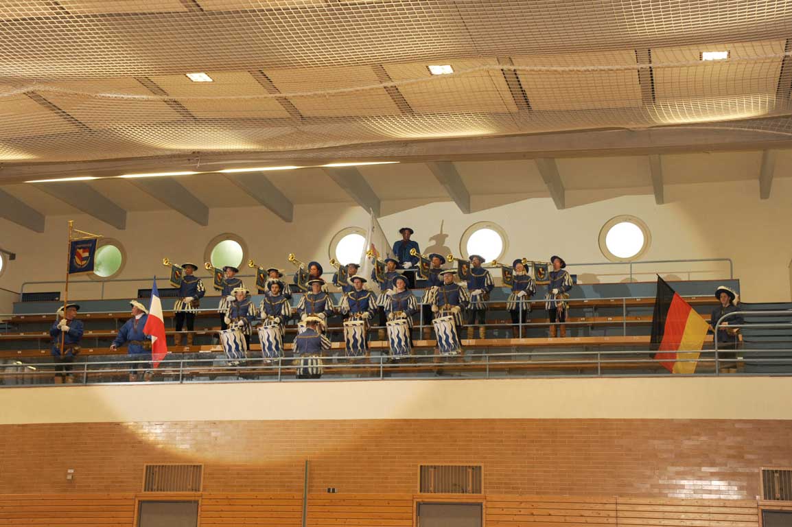 Konzert des Goldstadt-Fanfarenzug in der Jahnhalle
