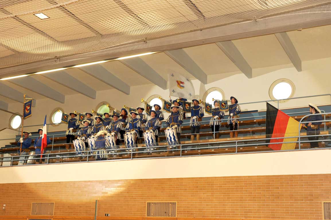 Konzert des Goldstadt-Fanfarenzug in der Jahnhalle
