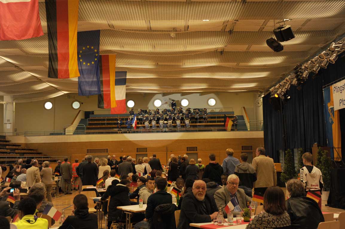 Konzert des Goldstadt-Fanfarenzug in der Jahnhalle