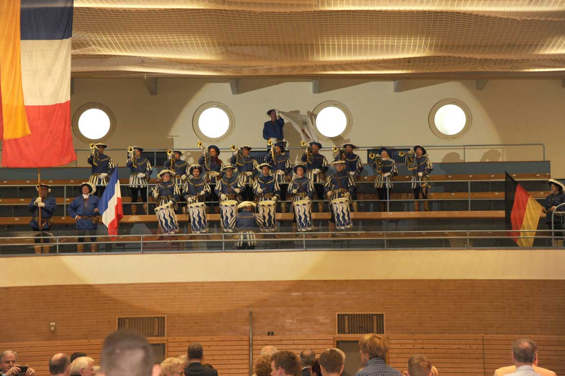 Konzert des Goldstadt-Fanfarenzug in der Jahnhalle