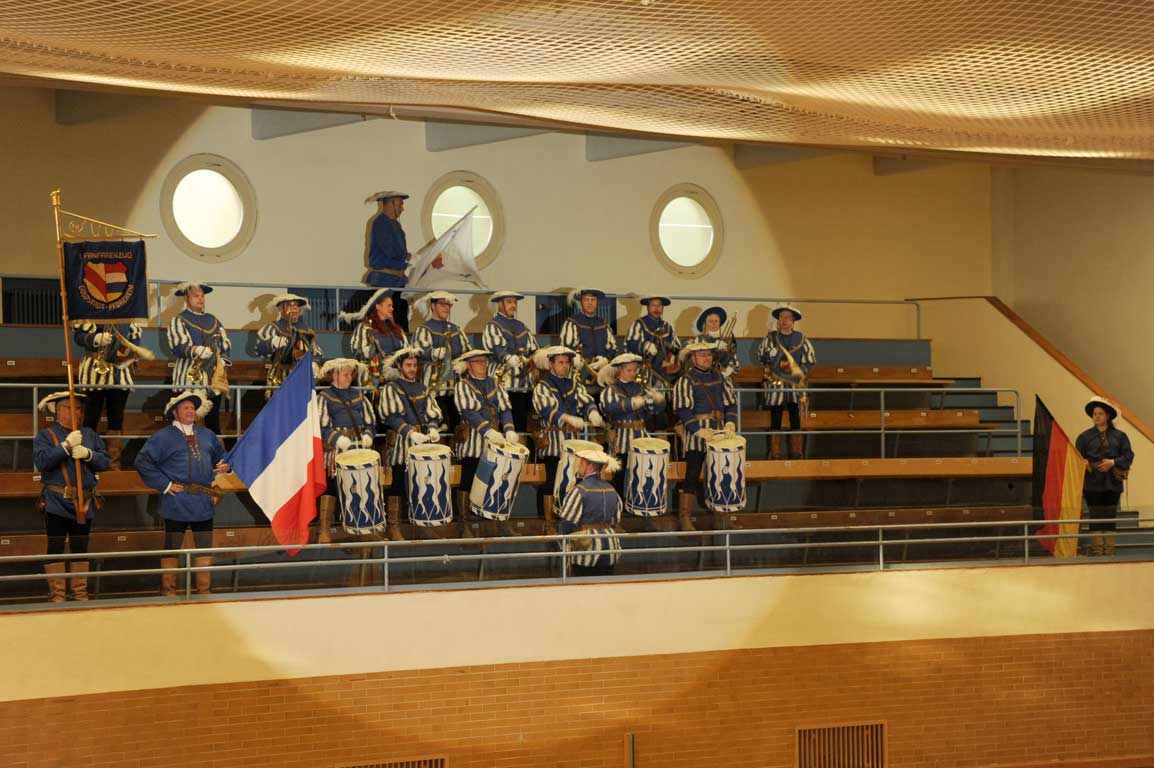 Konzert des Goldstadt-Fanfarenzug in der Jahnhalle