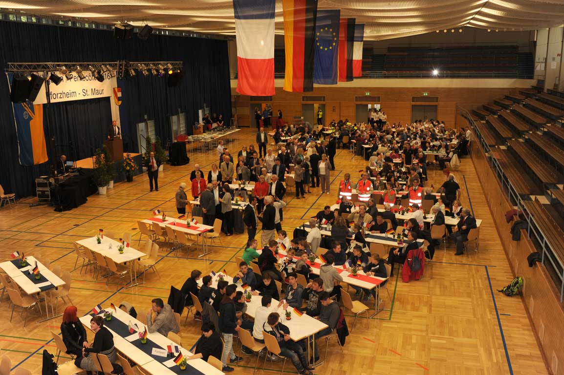 Konzert des Goldstadt-Fanfarenzug in der Jahnhalle