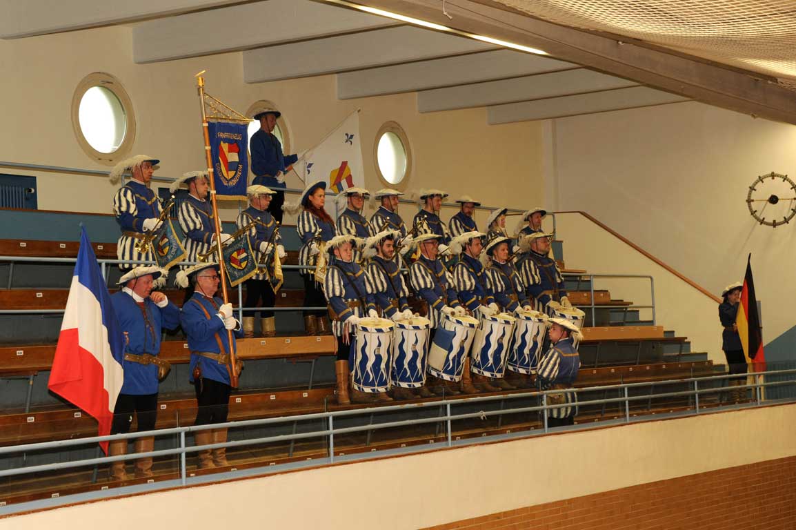 Konzert des Goldstadt-Fanfarenzug in der Jahnhalle