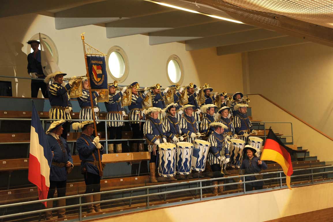 Konzert des Goldstadt-Fanfarenzug in der Jahnhalle