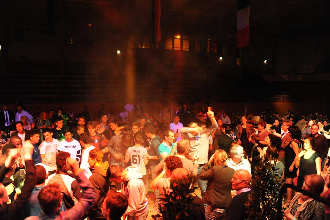 Konzert des Goldstadt-Fanfarenzug in der Jahnhalle