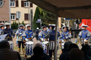 Maikonzert des Goldstadt-Fanfarenzug auf dem Ludwigsplatz