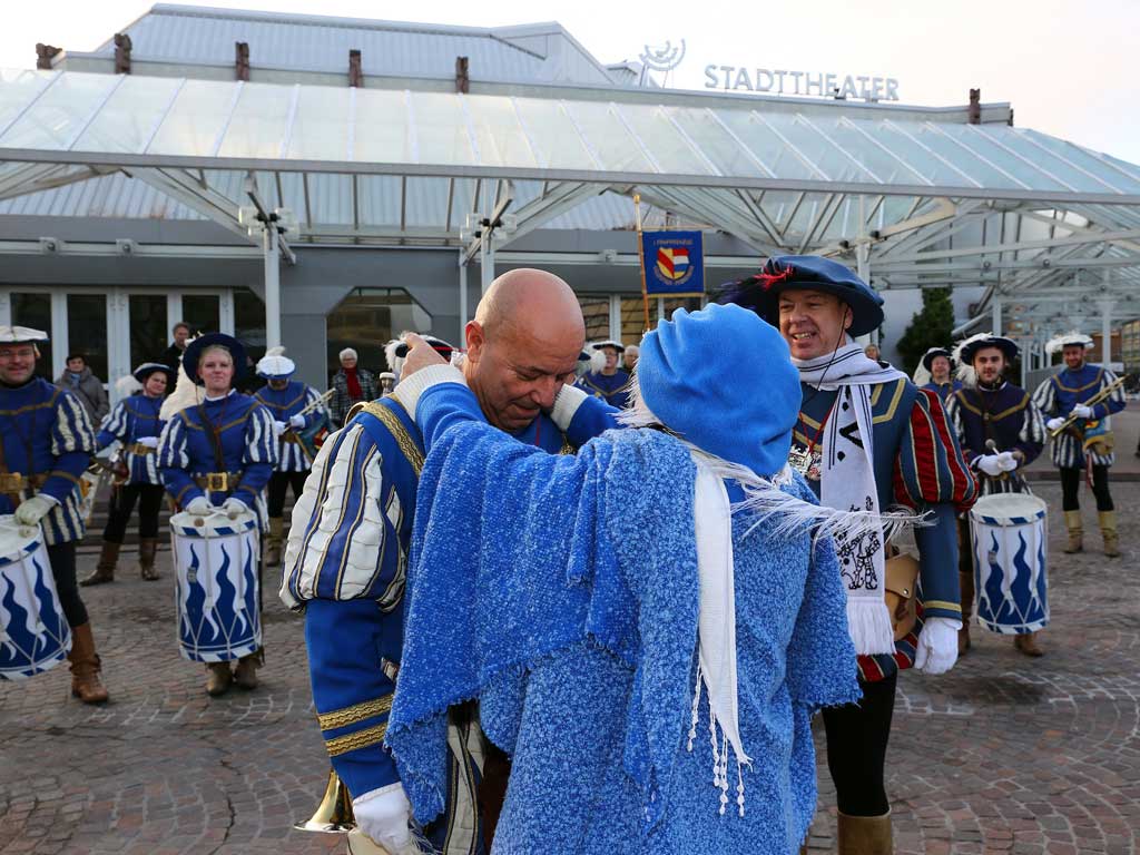 Besuch von Ritter Belrem mit seiner Zuleima