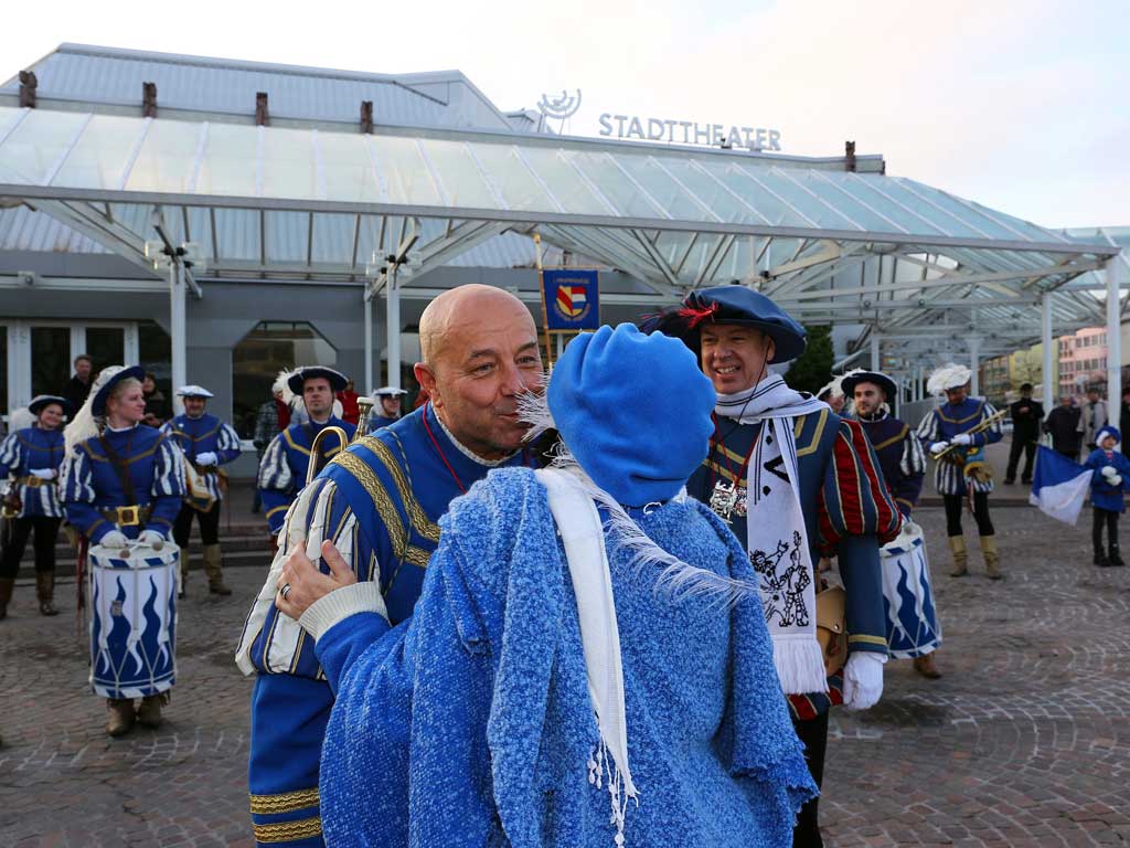 Besuch von Ritter Belrem mit seiner Zuleima