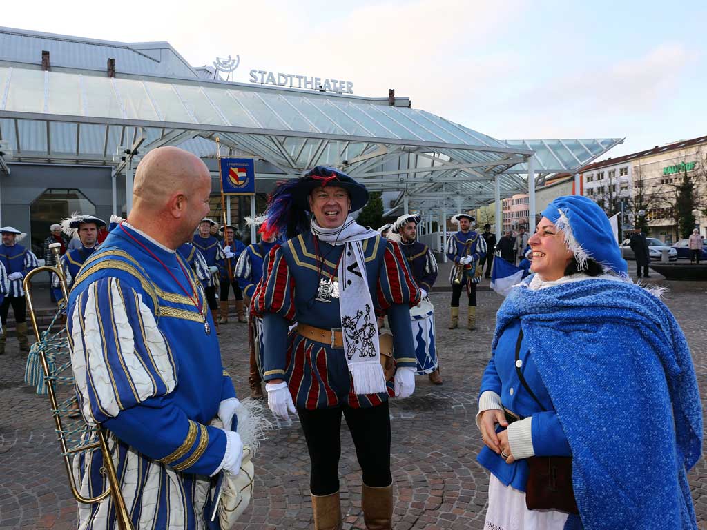Besuch von Ritter Belrem mit seiner Zuleima
