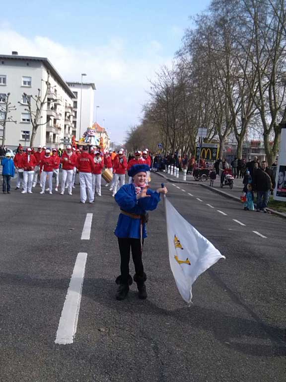 Karnevalsumzug in Strasbourg 2016