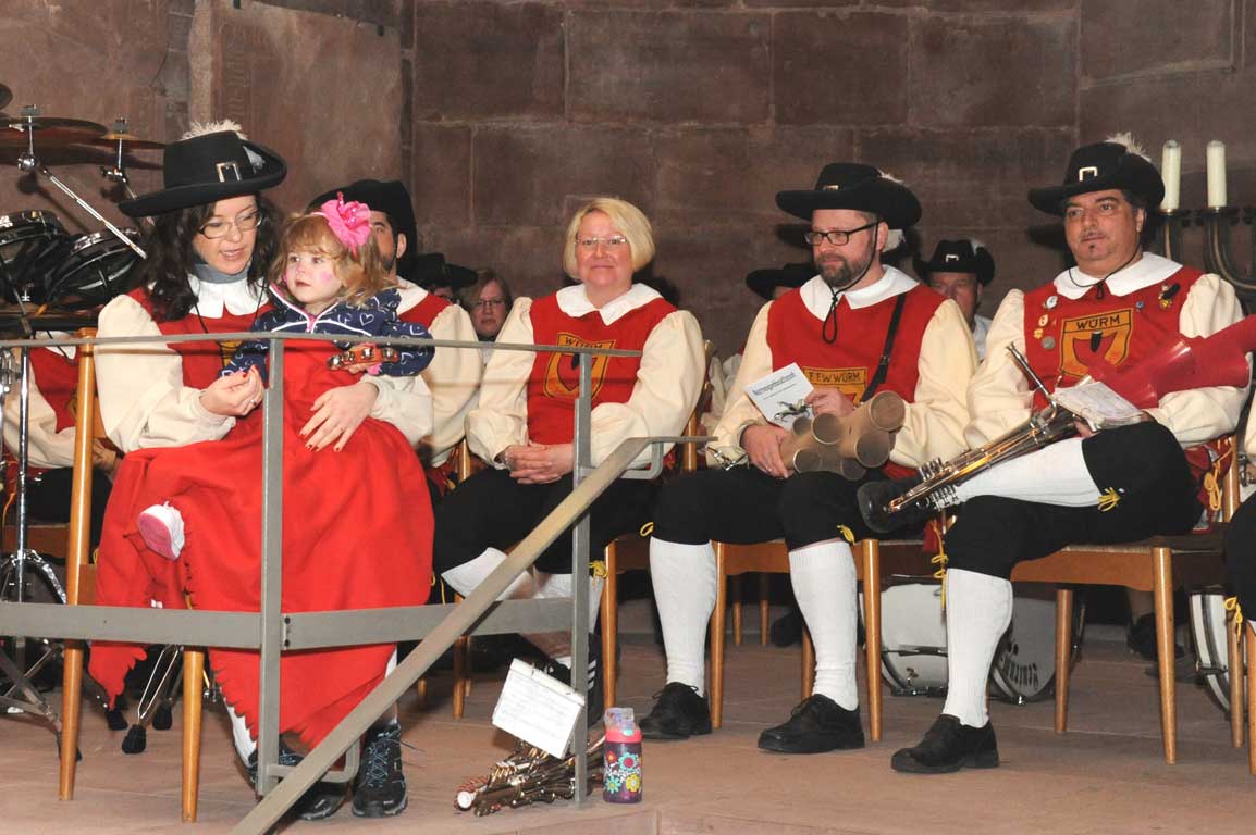 Leutrum-Garde in der Pforzheimer Schlosskirche